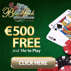Blackjack Ballroom Casino $500 sign up bonus on sign up